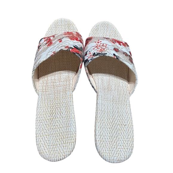 Women's floral print platform wedges size 41 - Picture 2 of 7